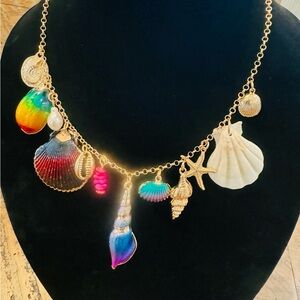 NWOT - Boho-Chic Natural Shell Necklace - Coastal Beach Style Pendant